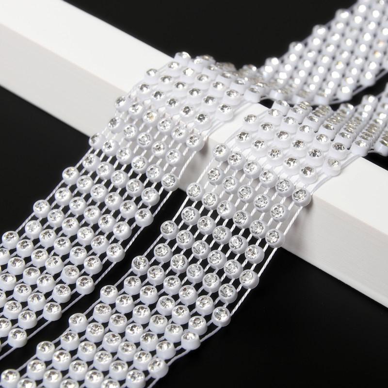 

Европейский и американский галстук-сетка со стразами - Модный аксессуар для ночного клуба с пайетками, 130 см