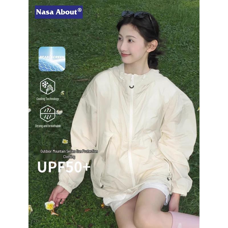 

Women s 2025 NASA UPF50+ UV Protective Ice Silk Quick-Dry Jacket S