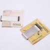 Stainless Steel Money Clip Bill Card Hi-pass Organizer Tongs