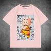 Dragon Ball Wukong joint short-sleeved T-shirt male queen big hand-painted same men's and women's pure clothes loose halfsleeves