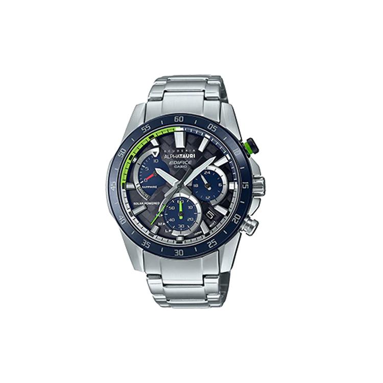 

CASIO Men EDIFICE Blue Watch EFS-S580AT EFS-S580AT Silver Strap