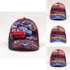 Cartoon Cars Pattern Childrens Baseball Cap Summer Sun Protection Breathable Sun Hat For Kids
