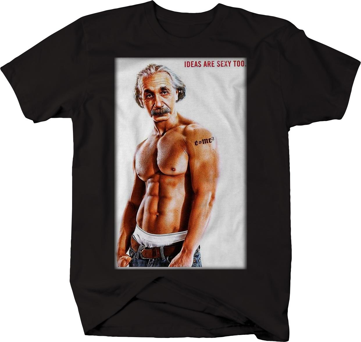 

Эйнштейн Тренировка в тренажерном зале Abs Muscles Ideas Сексуальная футболка унисекс