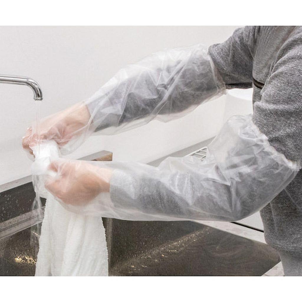 I Livsmedelshygienlagen Osaki Medical Plus Heart Engångssjukvård med Gummi En Storlek Passar 30 Stycken [Tillverkad i Japan, Godkänd] Handskar, Långa,