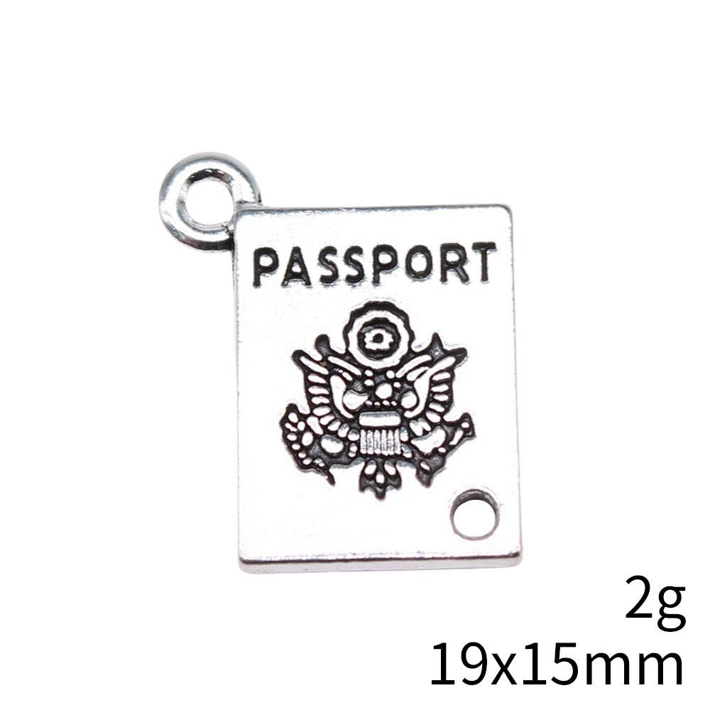 Valentine's Day Charms For Jewelry Making Travel Map Charms Pendant Ornaments For Home Pendants For Jewelry Crafting