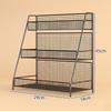 Tingle Industrial Iron 3-Tier Desktop Storage Rack