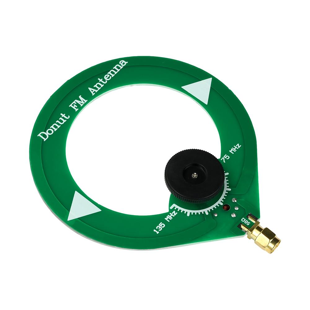 75 Mhz-135Mhz Donut Antenna Module FM Full Band Circular Reception Antenna 5W Low Impedance for Car Broadcasting DIY Projects