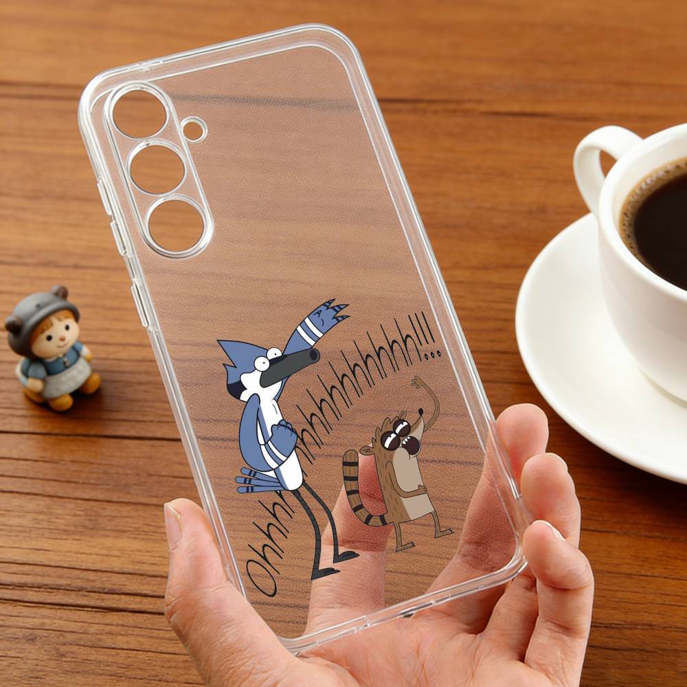R-Regular-R Cute S-Show phone Case For Samsung S25,24,21,22,23,30,Ultra,20,Plus,Fe,Lite,Note Transparent Cover