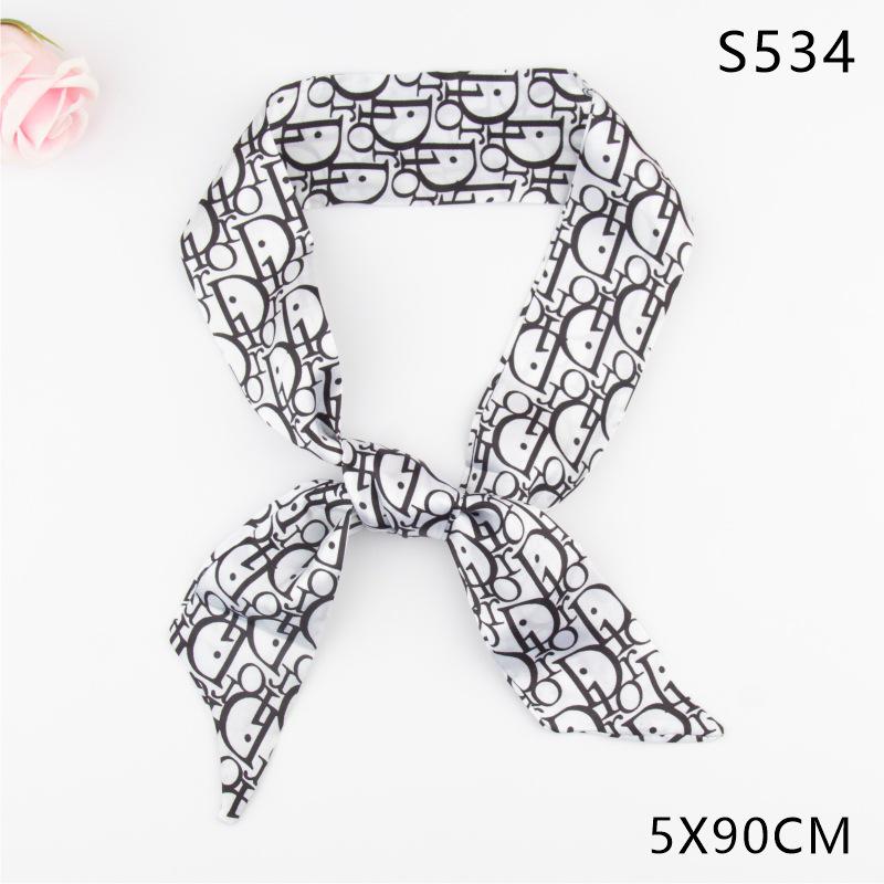 Versatile Vintage Silk Scarf: Hair Tie, Headband, Bag Accessory