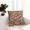Doodles Retro Jazz Rock Music Pattern Pillowcase Polyester Cushion Cover Decor Throw Pillow Case Cover Home Zipper