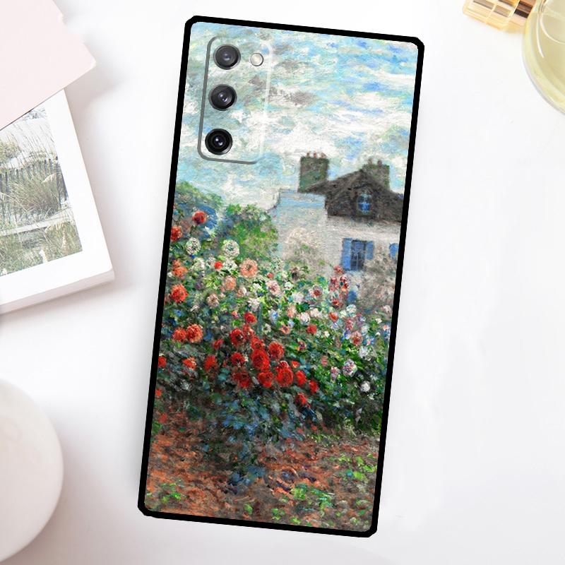 Claude Monet Kunst Malerei Handyhülle Für Samsung Galaxy S23 S24 Ultra S22 S20 S21 FE Note 20 10 S8 S9 S10 Plus Hülle