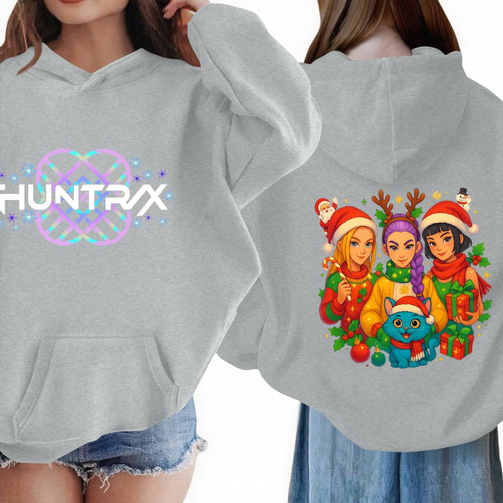 Children's Long-sleeved Loose Pullover Letter-printed Hooded Sweatshirt