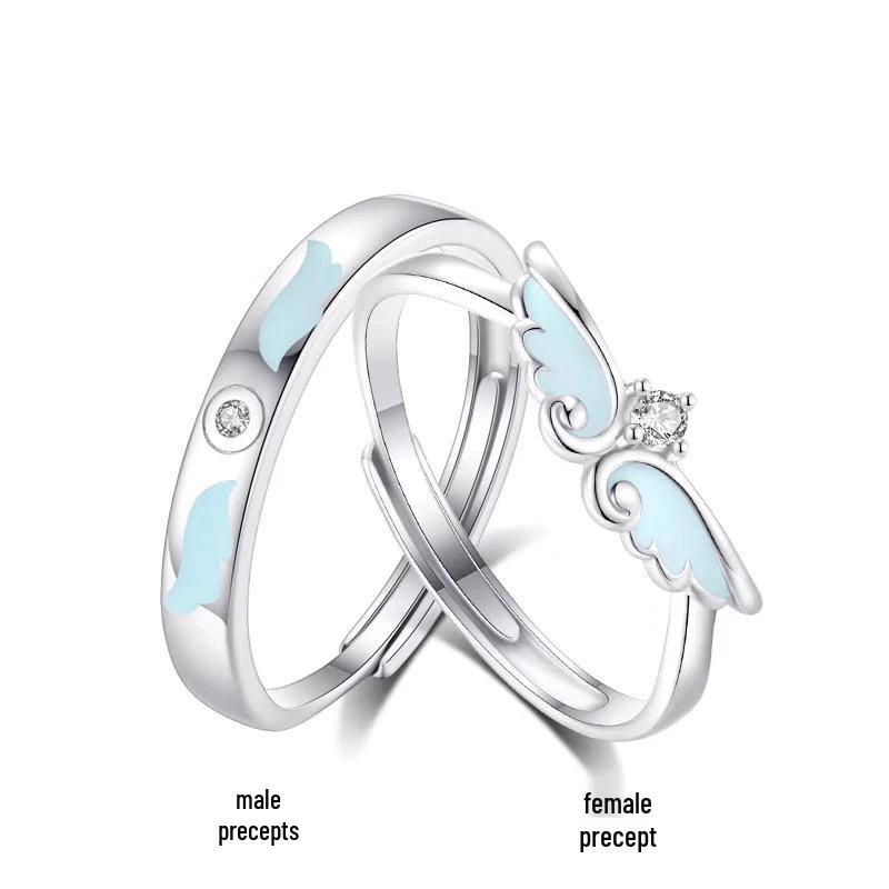 

Флуоресцентні парні каблучки «Крила Ангела»: Стильний, Преміальний Дизайн для Чоловіків та Жінок – Ідеальний Подарунок для Дівчини Platinum Color