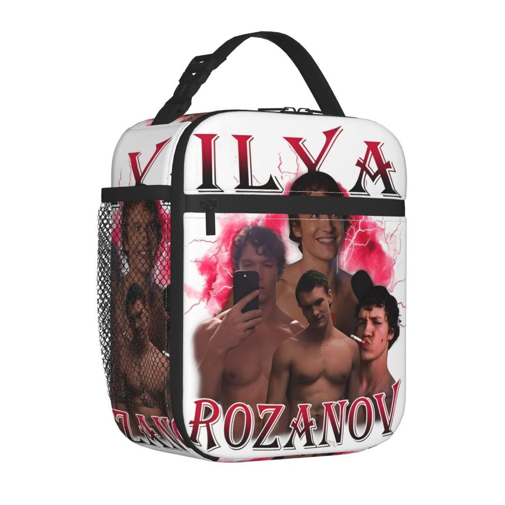 Ilya Rozanov Insulated Lunch Bag Cooler Bag Meal Container Heated Rivalry Hockey Portable Tote Lunch Box Food Bag School Travel