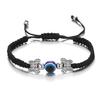 Adjustable Woven Evil Eye Lucky Charm Bracelet Fashion Hand Jewelry For Women