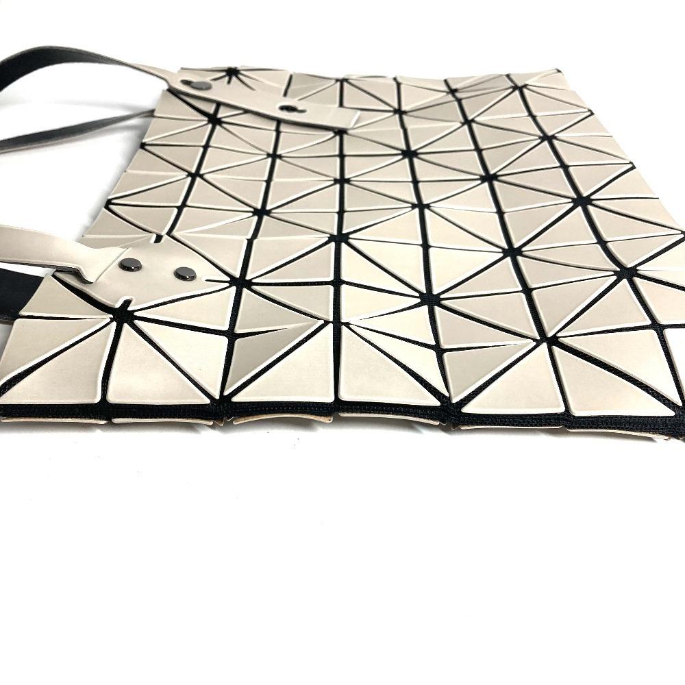 ISSEY MIYAKE BAOBAO Width Tote Bag Shoulder Bag PVC/Leather Beige/Black