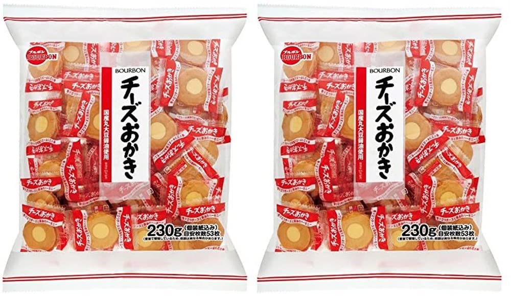 

Bourbon Сырный рис Индивидуально Набор из 2 крекеров, 226г, В упаковке,