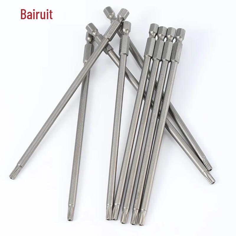 Bairuite S2 High Hardness Hollow Torx Electric Screwdriver Bits