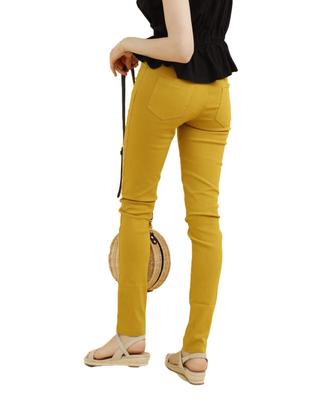 Τα κολάν που έχουν πουλήσει πάνω από μονάδες είναι τώρα διαθέσιμα ως ελαστικά κολάν με τσέπες [Imoha] Οι 300.000 τσέπες! Ψηλόμεσο (Κίτρινο, M)