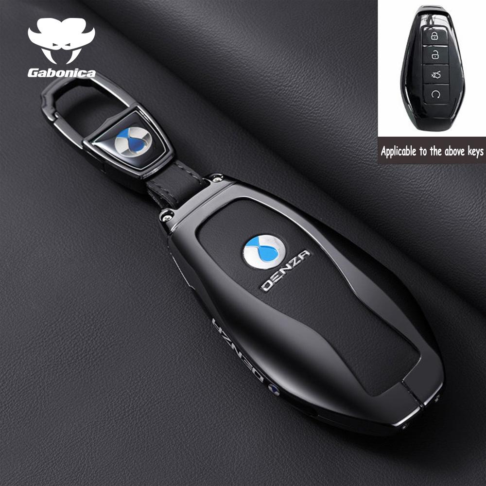 Fashion Car Key Case For Denza N9 D9 B5 B8   Keychain Smart Remote Protection Cover Shell Housing Holder Fob Accessories