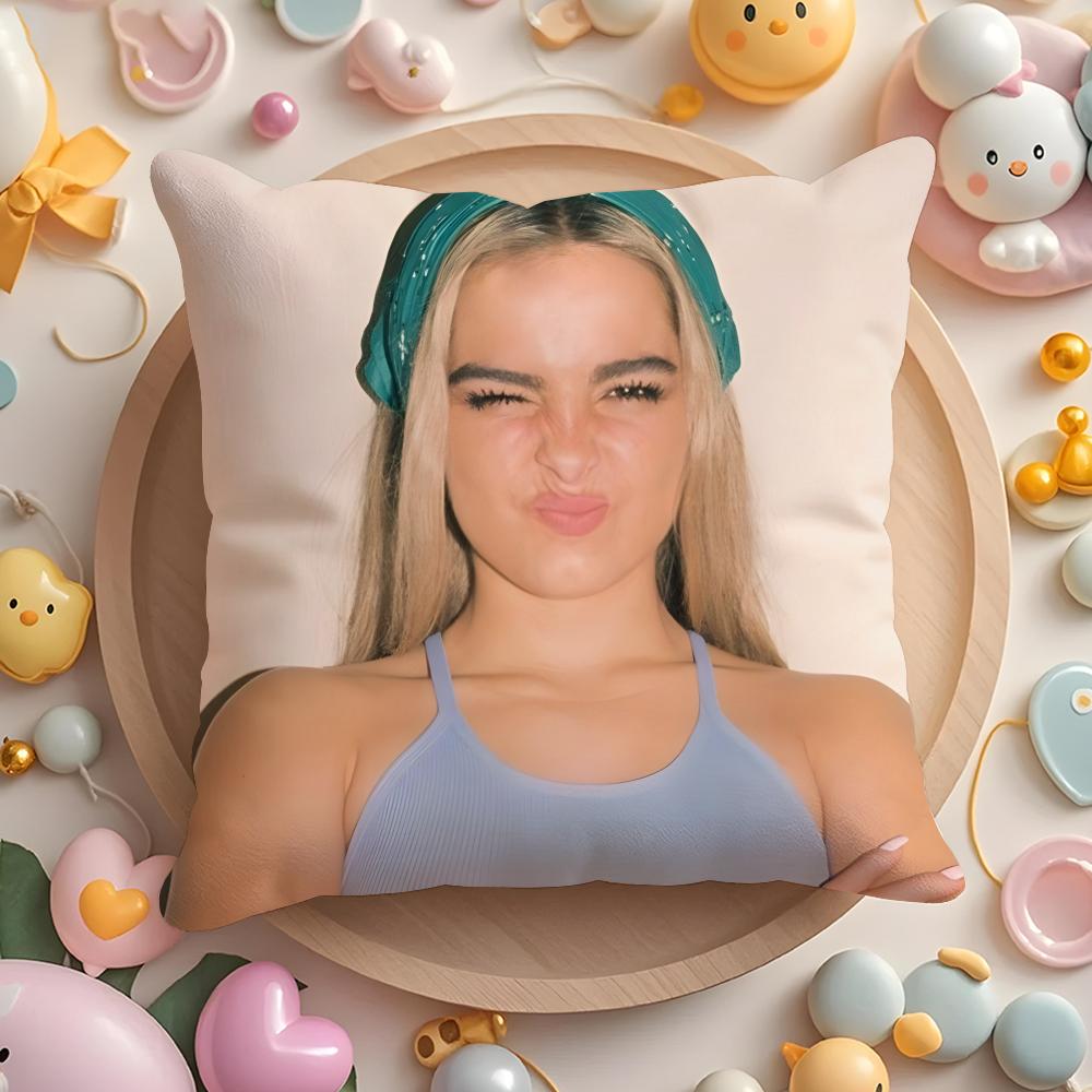 Singer A-Addison Rae Cushion Cover Home & Car Multi-Scene Pillow Cover - Reversible, Soft & Durable for Daily Use