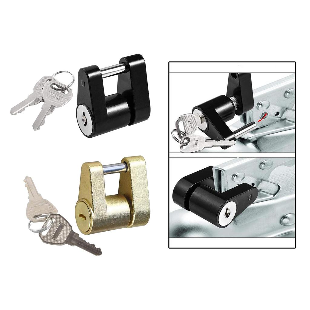 Trailer Hitch Coupler Lock Rust Resistance Hardware Hitch Accessories Coupler