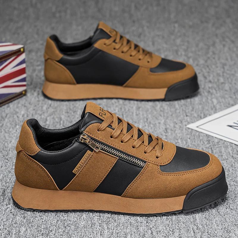 Slipper Skateboard Schuhe für Herren Freizeitschuhe Herren Sneaker Weich und Bequem Sport und Freizeit Frühling und Herbst Mode