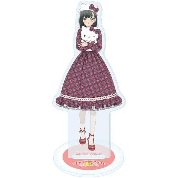 TV Anime  Honey Lemon Soda  x Sanrio Characters 01 Ichinose Hana x Hello Kitty [Life-Sized Illustration] Acrylic Stand