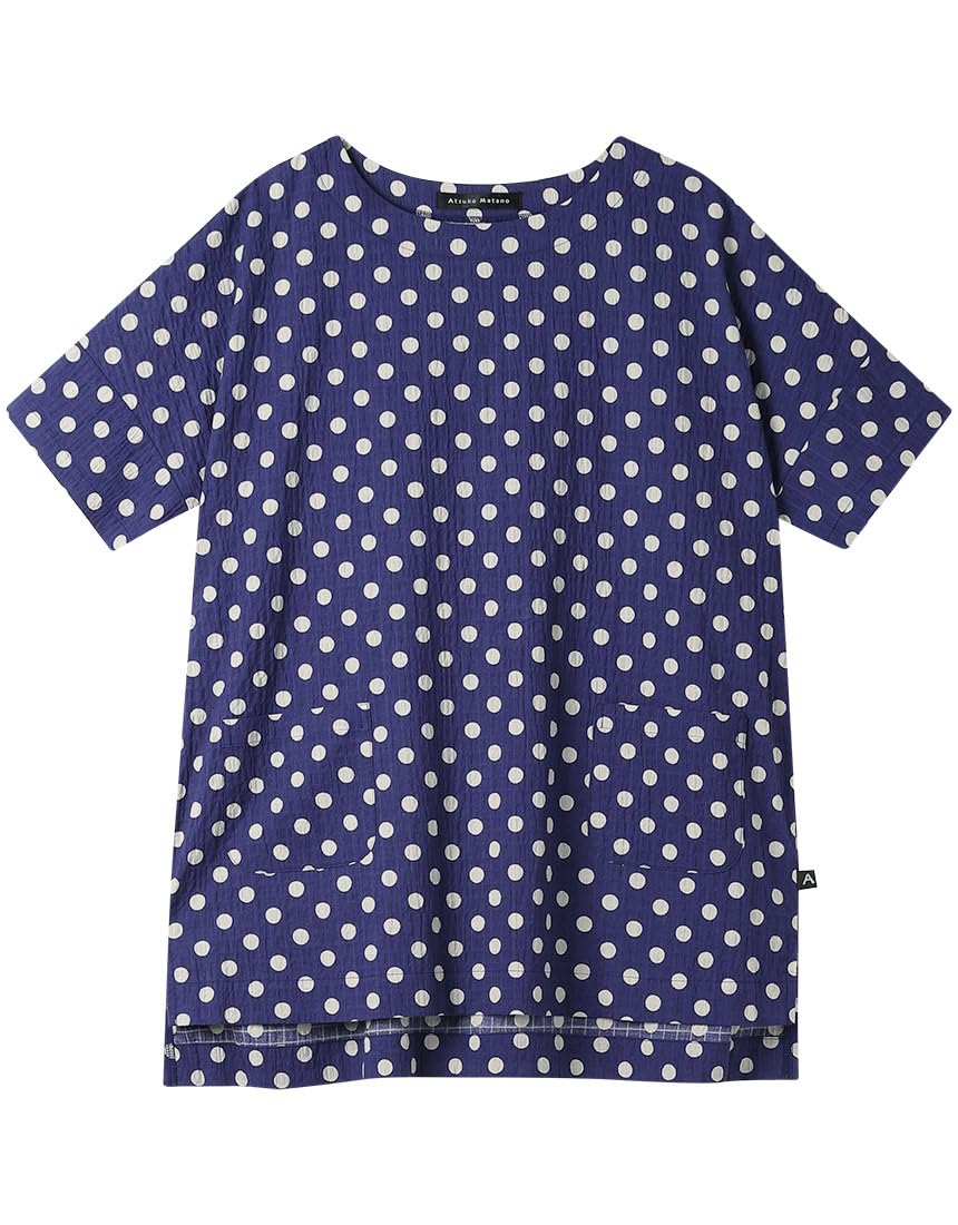 

Wacoal Relax Sleep Atsuko Matano Loungewear Cotton Blend Voile Shirring ATSUKO MATANO & Women s Top, 5/8 Sleeve, (Main Body), Fabric, Summer, HTT123,