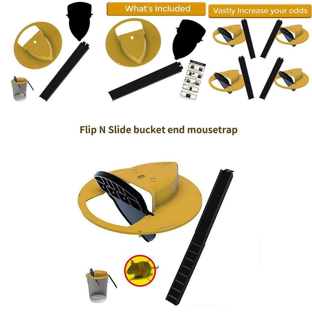 Durable And Effective Mouse Trap With Auto Reset Rat Door For Easy Rodent Control