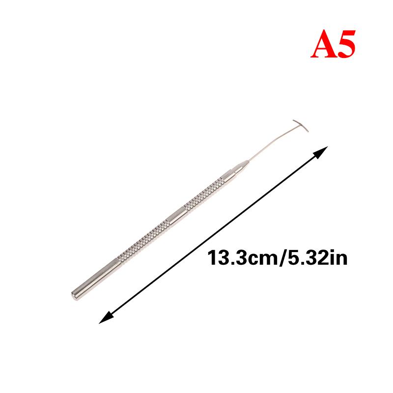 

Двойной конструктор век Треугольный симулятор Изогнутый инструмент для вставки двойного века Т-образный конструктор Офтальмологические инструменты