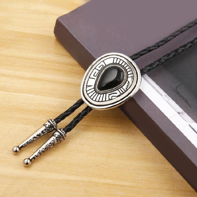 Bolo Tie for Man Woman Performances Cowgirls Western Necklaces Necktie Metal Cool Western Necklaces Cowgirls Costume