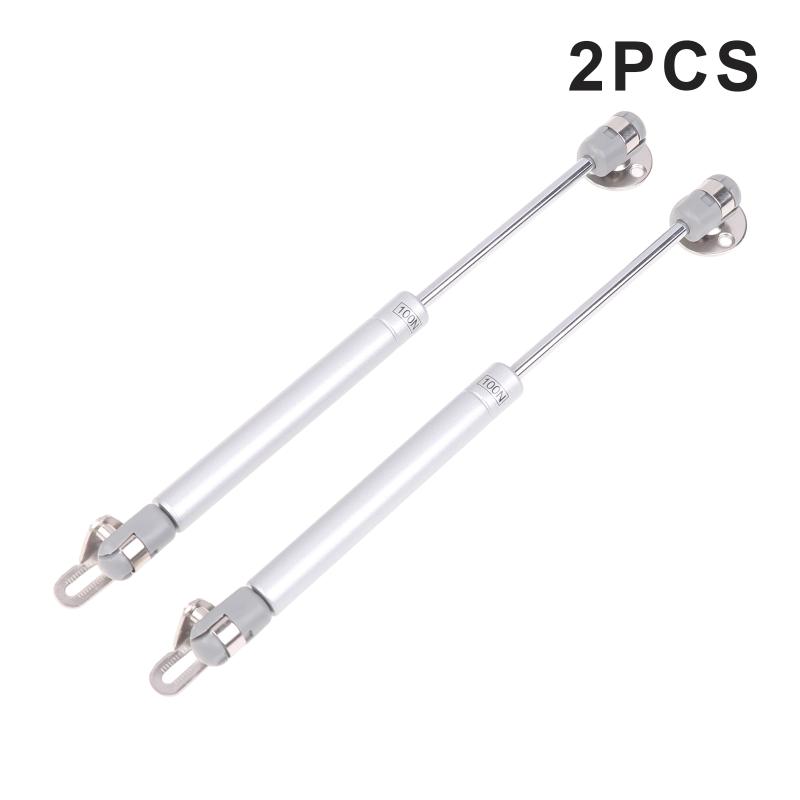 Motorcycle Hydraulic Hinges Hydraulic Seat Shock Absorber Door Lift Support Plunger Seat Support Rod Lifting 2PCS серебряный