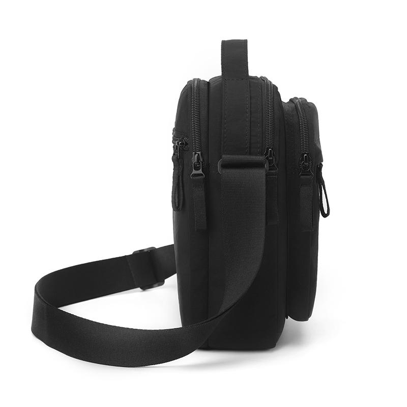 Men's Casual Lightweight Multi-layer Color Simple Outder Bag Women's Versatile Commuting Crossbody Bag