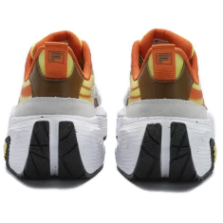 FILA Lightweight Comfortable Retro Low-Top Casual Shoes Men sneakers Yellow Gray F12M421111FBN