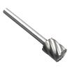 6/10/20pcs HSS Rotary File Set 3.14mm Shank Single Slot For Woodworking DIY Carving Grinding Polishing Shaping Tools