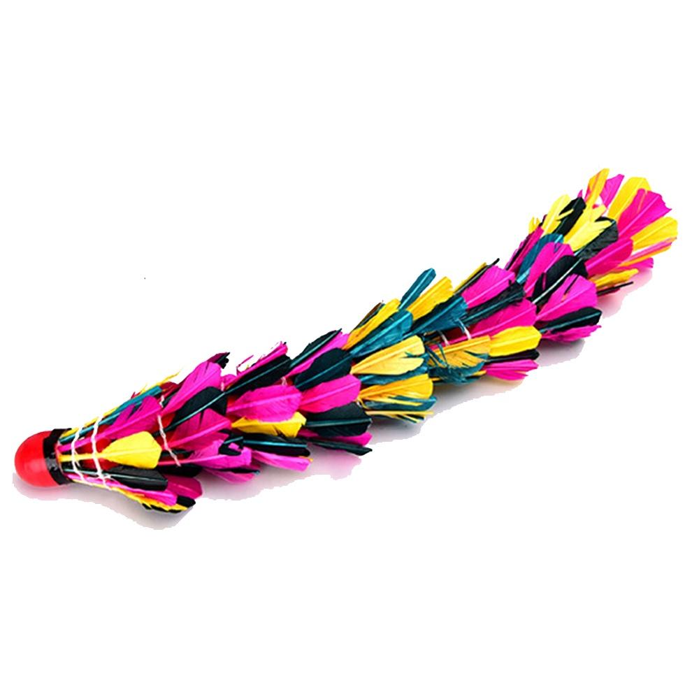 Buy 3pcs High Speed Durable Multicolor Feather Shuttlecocks Durable Lightweight Birdies