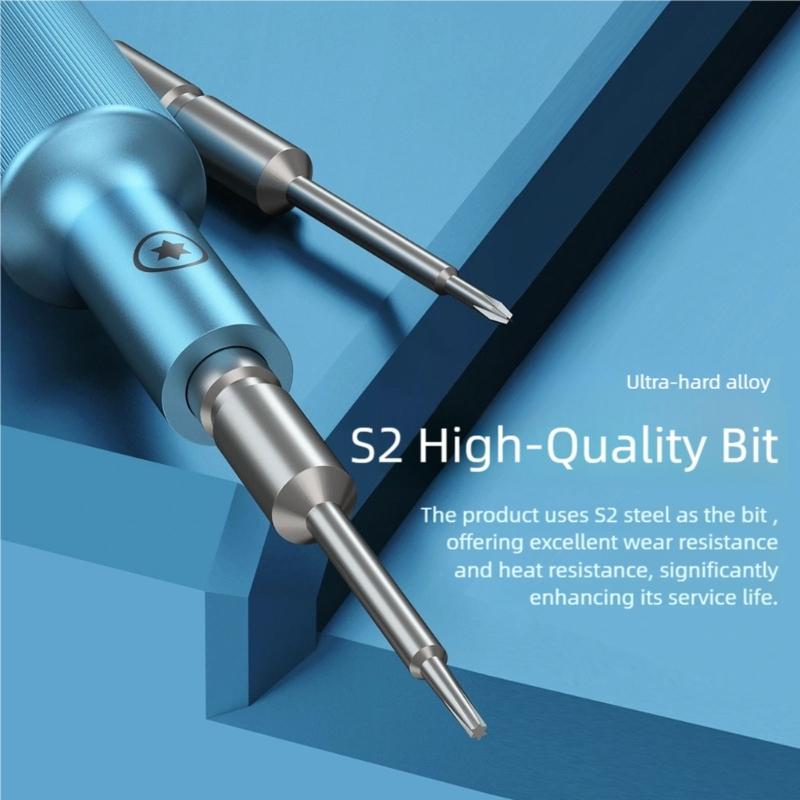 Professional Magnetic Precise Screwdriver Kit For Phone Motherboards Repair With Steel Bit And AntiSlip Grip 5pcs