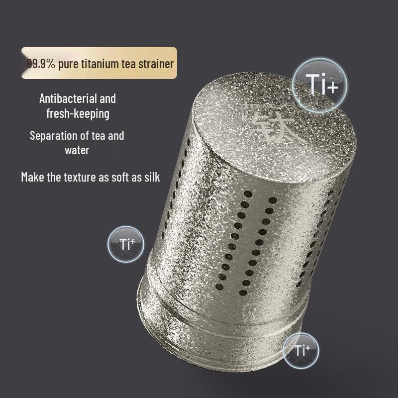 Temake Smart Insulated Titanium Teapot