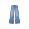 FW23 D-Sire Low Rise Distressed Loose Fit Wide Leg Jeans Women Jeans Blue A0692509I29-01