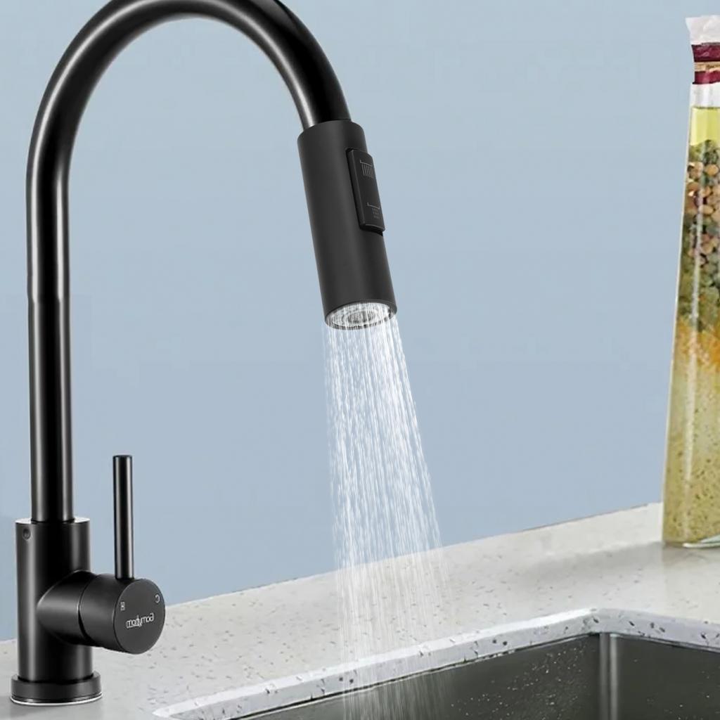 Adjustable Water Flow Faucet Sprayer Head Pull Out Sprayer Shower Head