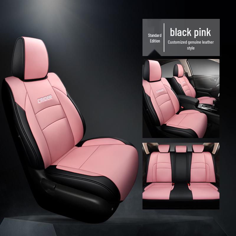 2022 Model 1.5L Sharp Luxury Lingpai Leather Car Seat Cushion - Universal Full Surround Cover for All Seasons