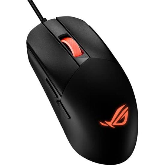 Asus ROG Strix Impact III Gaming Mouse 59g Ambidextrous Wired USB Replaceable Switches ROG Micro Switches ROG Paracord PTFE Mouse (12,000dpi /