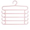 Multilayer Pants & Clothes Hanger Rack with Clips | Space-Saving Wardrobe Organizer