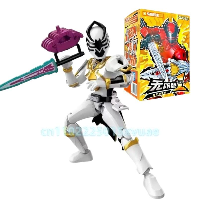 New Keeppley Super Sentai Building Blocks Ohsama Sentai King-Ohger Assembling Model Movable Ornament Children's Birthday Gift