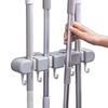 No Drill Adhesive Wall Mount Organizer Multi Hook Cleaning Tool Rack New Broom Hanger  Laundry Room