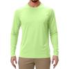 Men's Solid Color Raglan Long Sleeve Sports Top