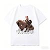 Gleipnir Maglietta in Cotone Abbigliamento Personalizzato Modello Maglietta Anime Abbigliamento per Tutto l'Anno Unisex Streetwear alla Moda Morbida Maglietta da Uomo