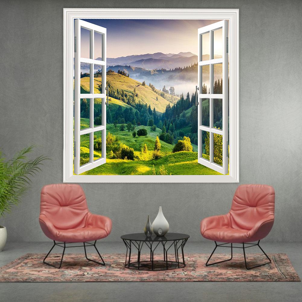 Tapiserie de perete cu model boem, iarbă verde, agățat de lenjerie de pat, tapiserie de perete (150*130CM)