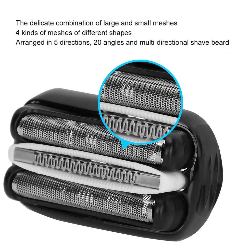 Shaver Replacement Blade Foil Head Accessory 32B Fit for Braun 3 Series 300S / 301S / 310S